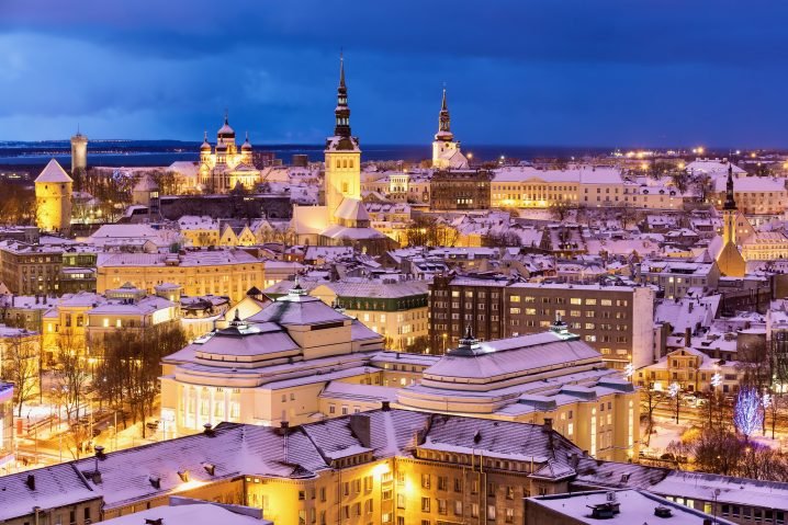 Night Aerial Of Tallinn Estonia 718x479 1